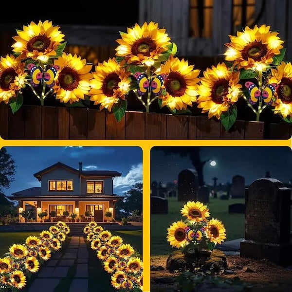 Slunečnicová světla BloomGlow™ – 80 cm